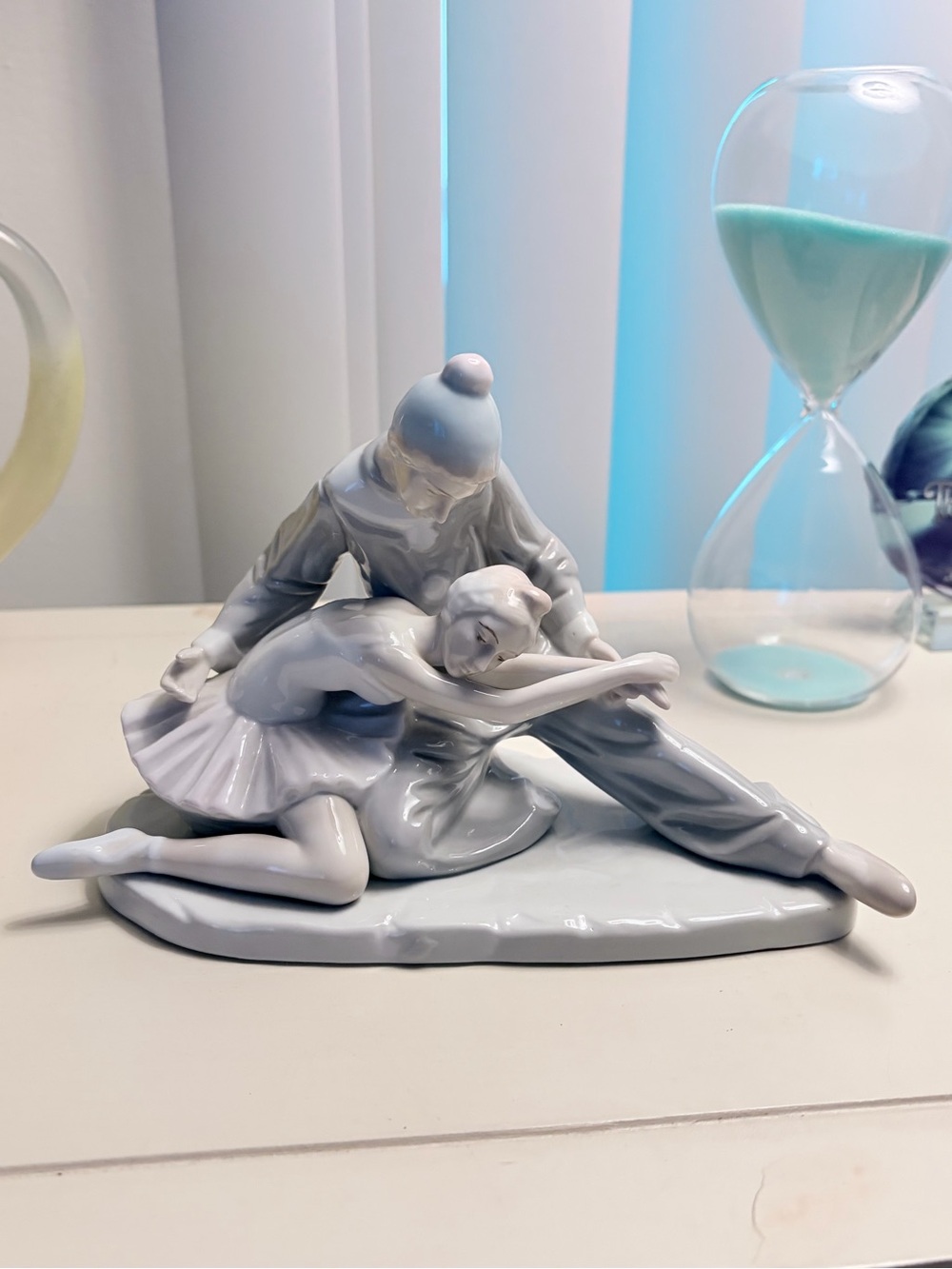 Paul Sebastian Clown Ballerina Dancer "Closing Scene" Meico Porcelain Figurine